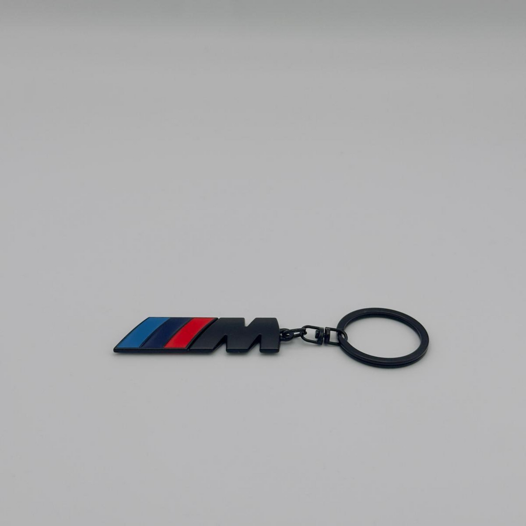 BMW M Performance Schlüsselanhänger Schwarz Matt mit M Logo – Motorsport Fanartikel