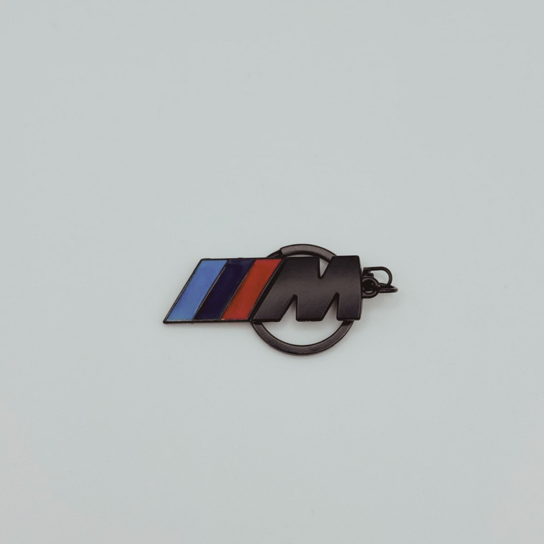 BMW M Performance Schlüsselanhänger Schwarz Matt mit M Logo – Motorsport Fanartikel